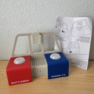 HEXBUG Battlebots Battlebox Arena FX Lights & Sounds Blue / Red Rare Robot Toy